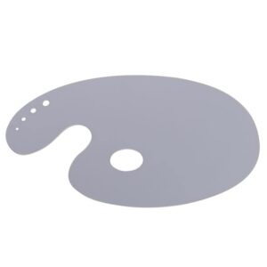 12 x7 inch Size Clear Transparent Acrylic Kidney Shaped Drawing Palette - Image 3