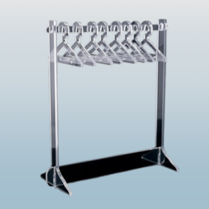 Acrylic Earring Holder Set(1 Earring Display Stand With 8 Hangers) Jewellery Organizer Jewellery Organizer (Transparent)