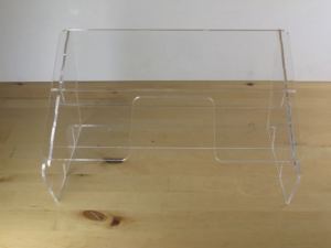 Acrylic Writing Desk Office Table Top Elevator - Image 5