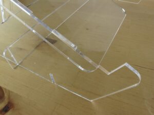 Acrylic Writing Desk Office Table Top Elevator - Image 4