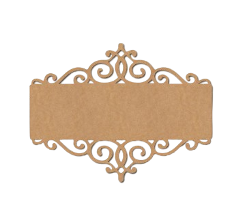 Nameplate MDF Design 3