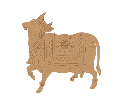 Pichwai Cow Pre Marked MDF Design 1