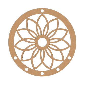 Dreamcatcher Macrame Pre Marked MDF Design 1