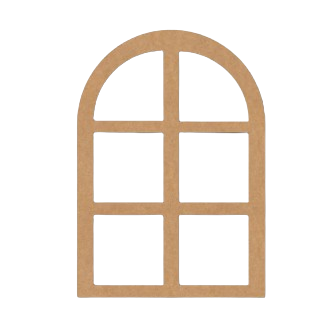 Window Cutout MDF Design 1
