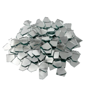 Pentagon Shape Silver Glass Mirror For Lippan Art