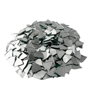 Mehrab Shape Silver Glass Mirror For Lippan Art